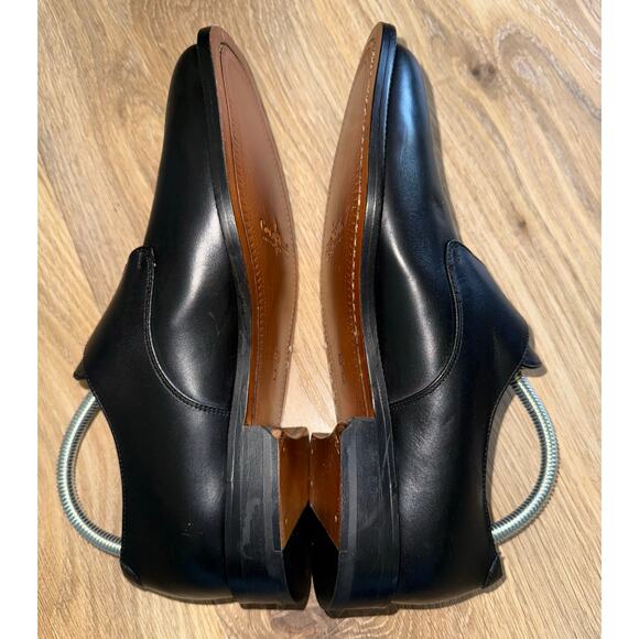 Cole Haan Monk Strap Buckle Leather Dressy Shoes Black Men's - Size 8.5 - X6 - Picture 10 of 12